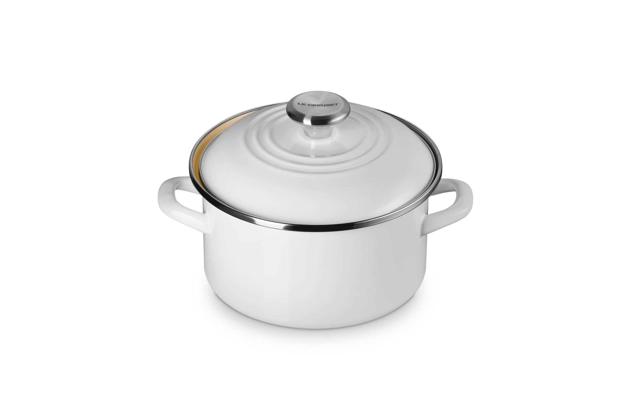 「新品」 LE CREUSET STOCKPOT WHITE Amazon.com: Le Creuset Enamel on Steel Traditional Petite Stockpot
